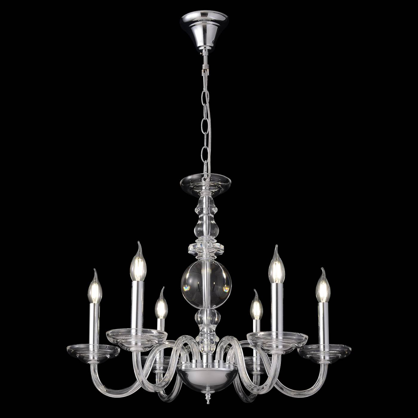 Подвесная люстра Crystal Lux Arabesque ARABESQUE SP6 CHROME
