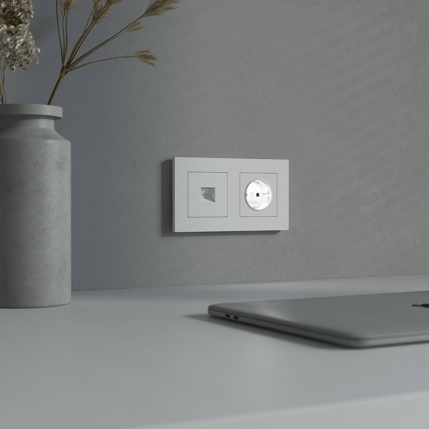 Розетка Werkel Встраиваемые механизмы белые матовые W1171461/ Розетка с подсветкой W (белый матовый)