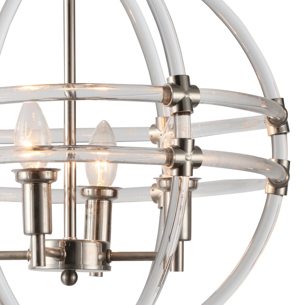 KM0766P-4 nickel Подвесная люстра Delight Collection Impero KM0766P-4 nickel
