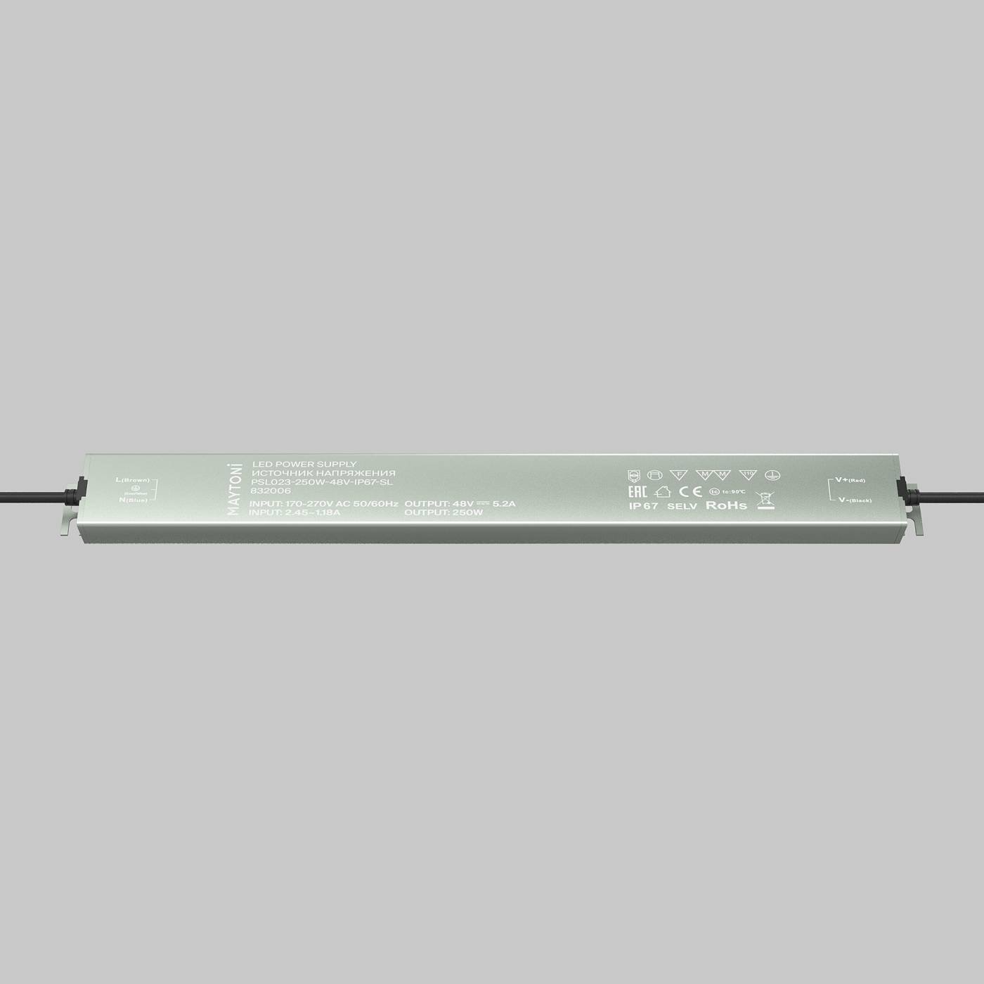 832006 Драйвер для LED ленты Maytoni Источники напряжения 48В 832006