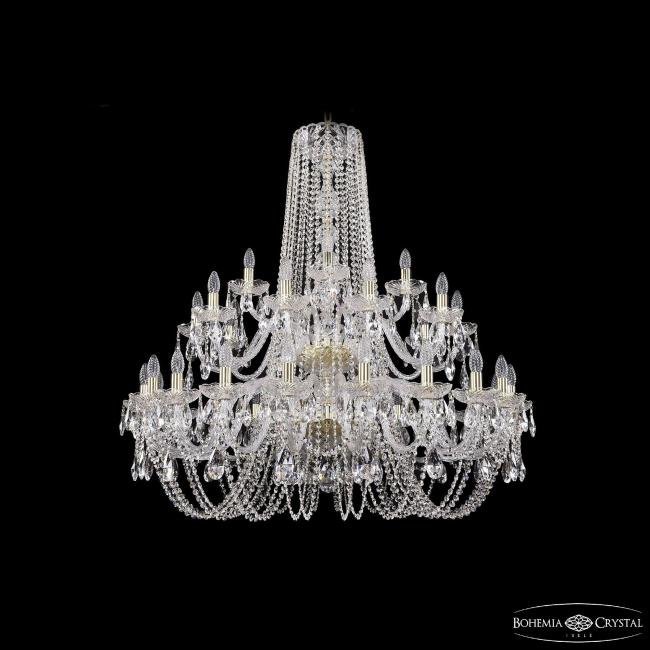 Подвесная хрустальная люстра 1402 Bohemia 1402/20+10+5/400/2d G