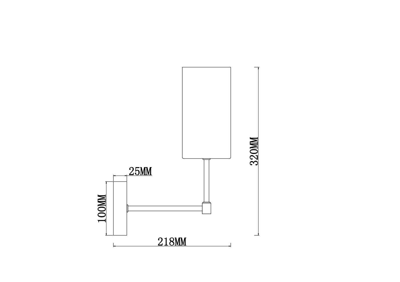 Настенное бра Freya Agnes FR5184WL-01BS