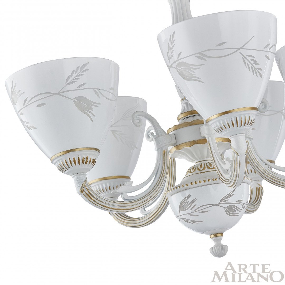 Подвесная люстра Arte Milano Am343659 343659/5 WT+G