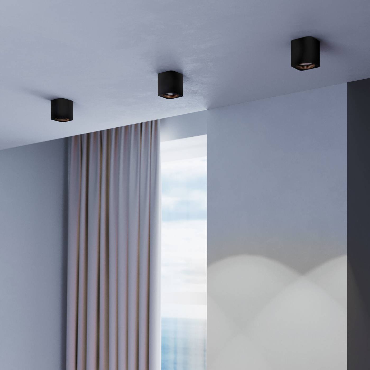 Накладной светильник Elektrostandard Matrix 25051/LED 9W 4000К черный