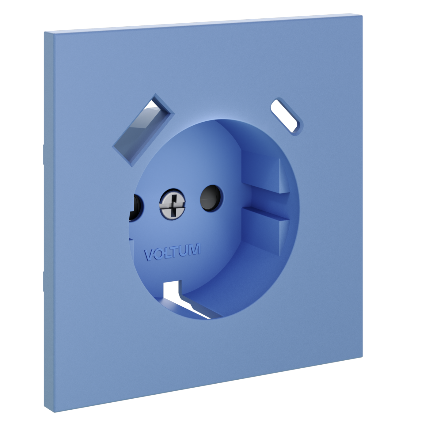 VLS001015 Накладка для розетки с заземлением и защитными шторками, с USB A+C, S70 (деним)