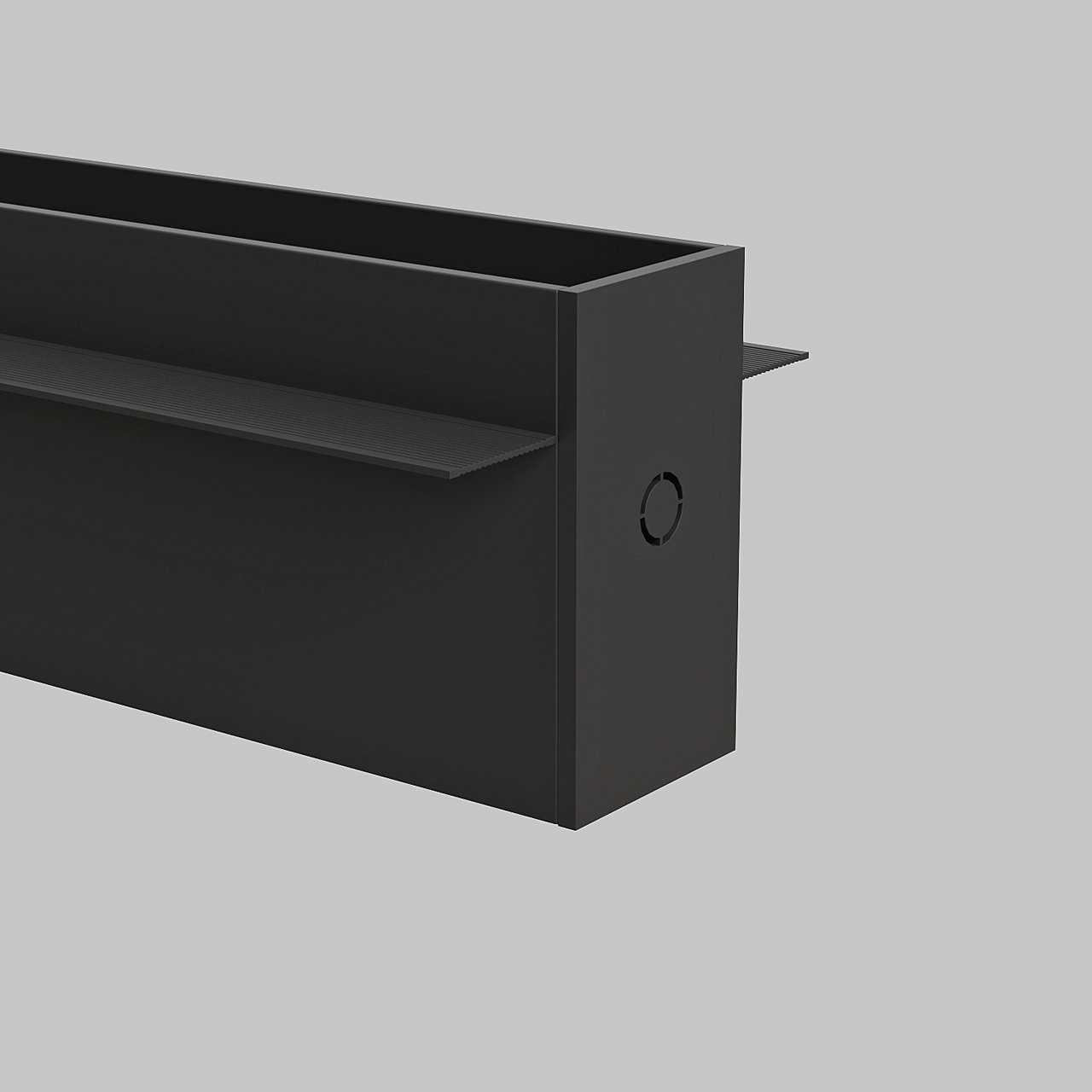 IL.0050.2000-2-BK Шинопровод встраиваемый под ГКЛ 12 мм трековой системы SMART LINE 220В IMEX Smart Line IL.0050.2000-2-BK