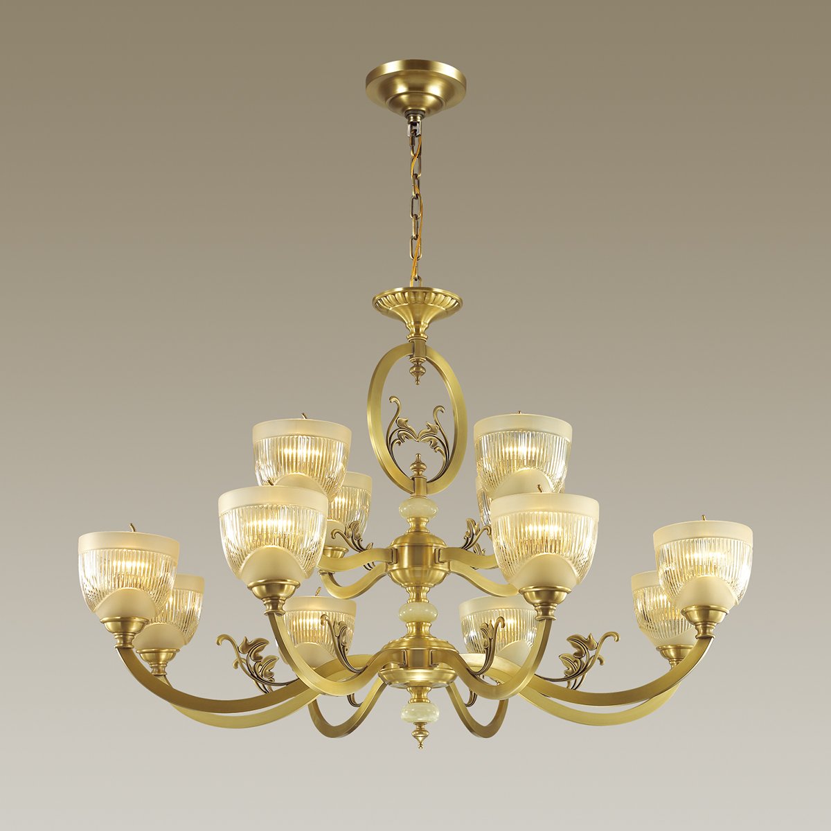 3998/12 Люстра многоярусная Piemont 3998/12 Odeon Light
