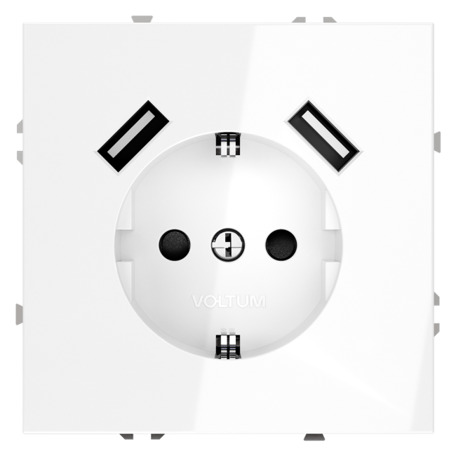 VLS040401 Розетка Voltum S70 VLS040401