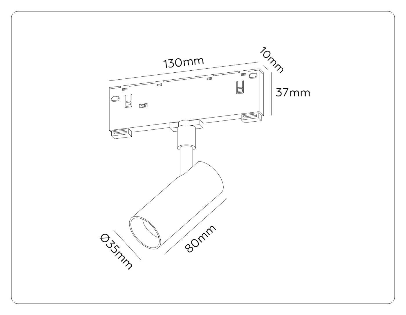 Трековый светильник Ambrella Track System GL2301