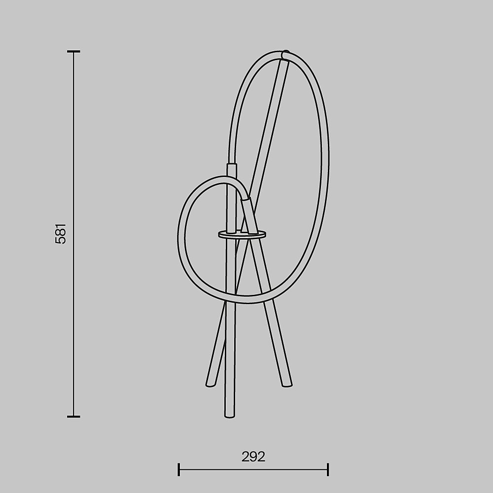 MOD369TL-L15B3K Настольная лампа Maytoni Crochet MOD369TL-L15B3K