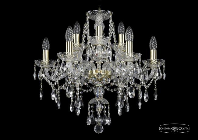 1415/6+3/200 G Подвесная хрустальная люстра 1415 Bohemia 1415/6+3/200 G