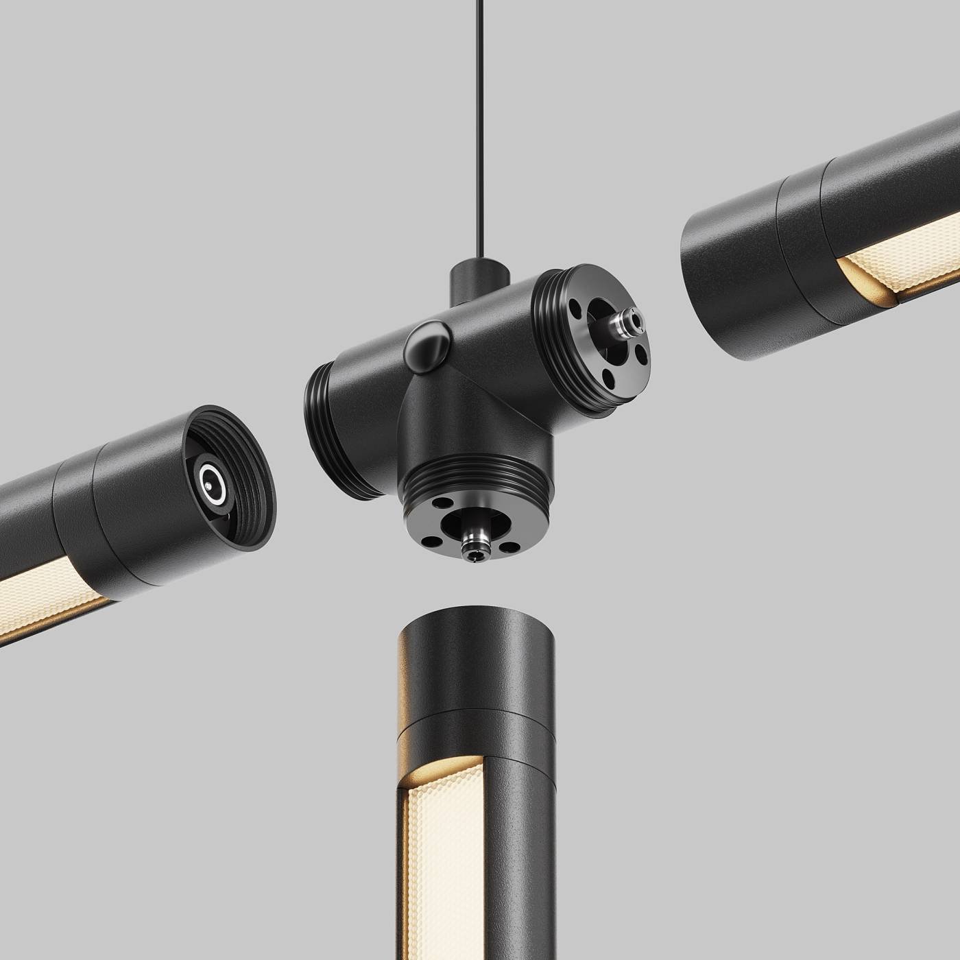 T-образный плоский коннектор для системы Shelf без ввода питания Maytoni Accessories for system Shelf CA015TC-B