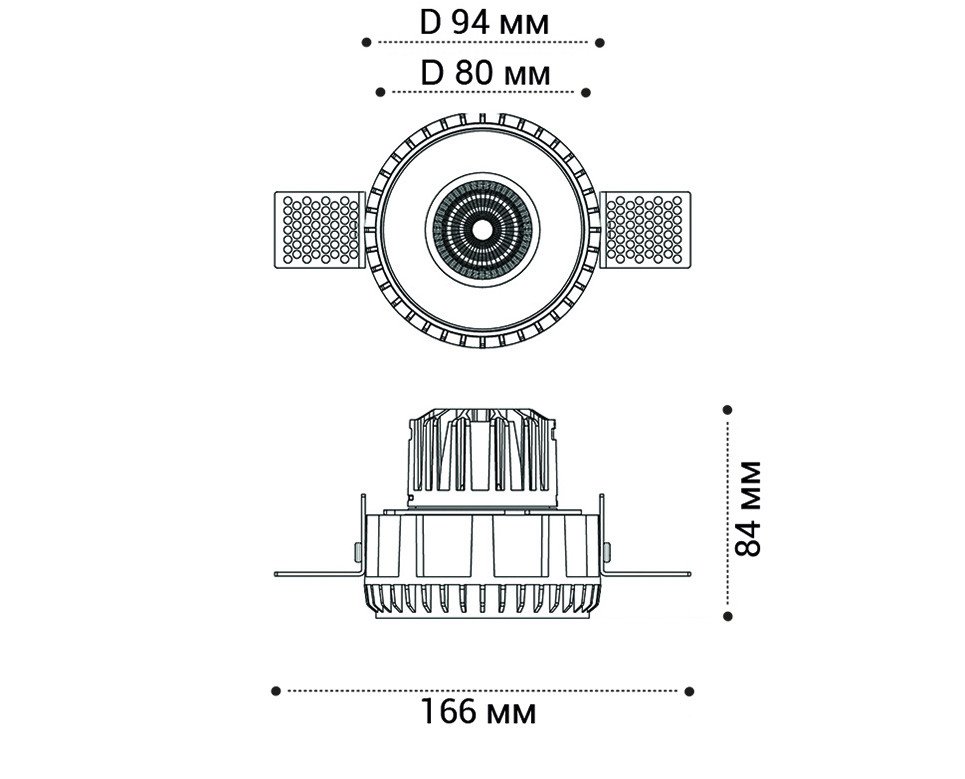 Встраиваемый светильник Italline IT08 IT08-8021 white 4000K
