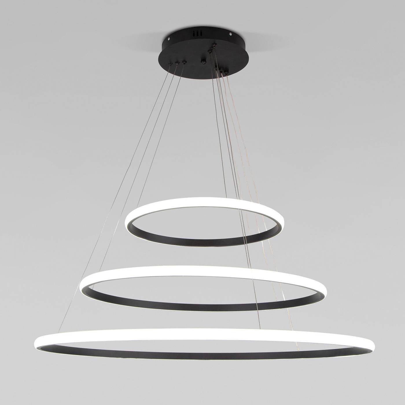 Подвесная люстра Eurosvet Collars 90264/3 черный