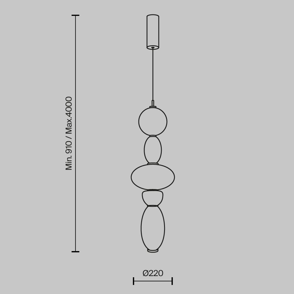 MOD297PL-L24BS3K1 Светильник подвесной Maytoni Adore MOD297PL-L24BS3K1