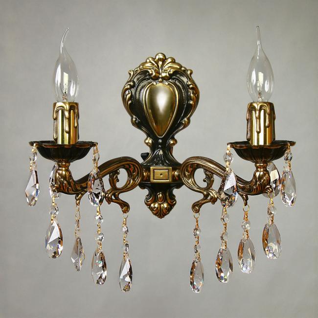 2128/2 PB Tear Drop Настенное бра Ambiente Leon 2128/2 PB Tear drop