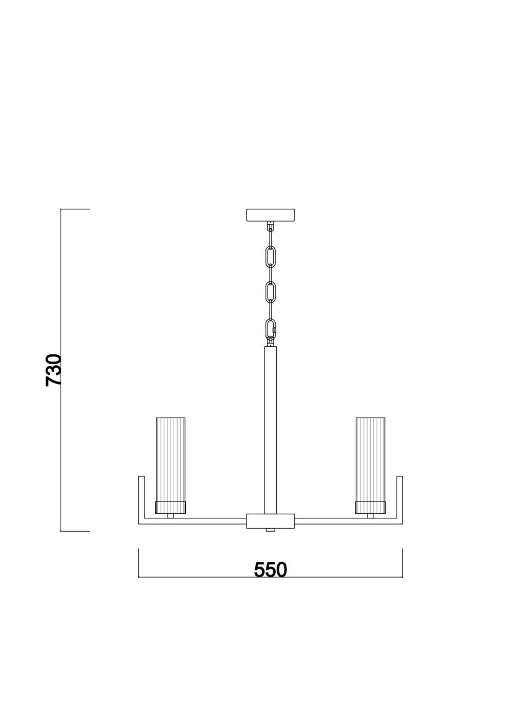 FR5214PL-05BS Подвесная люстра Freya Adeline FR5214PL-05BS