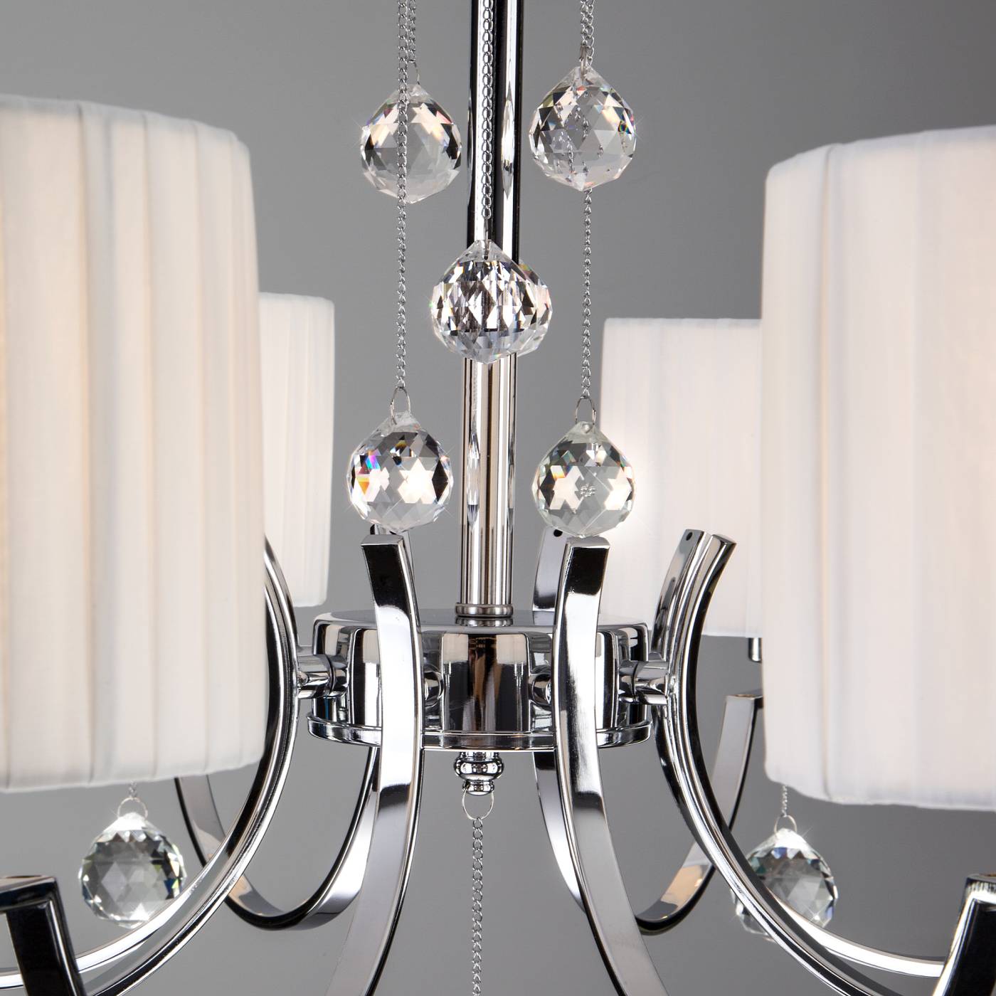 60095/8 хром Подвесная люстра Eurosvet Napoli 60095/8 хром