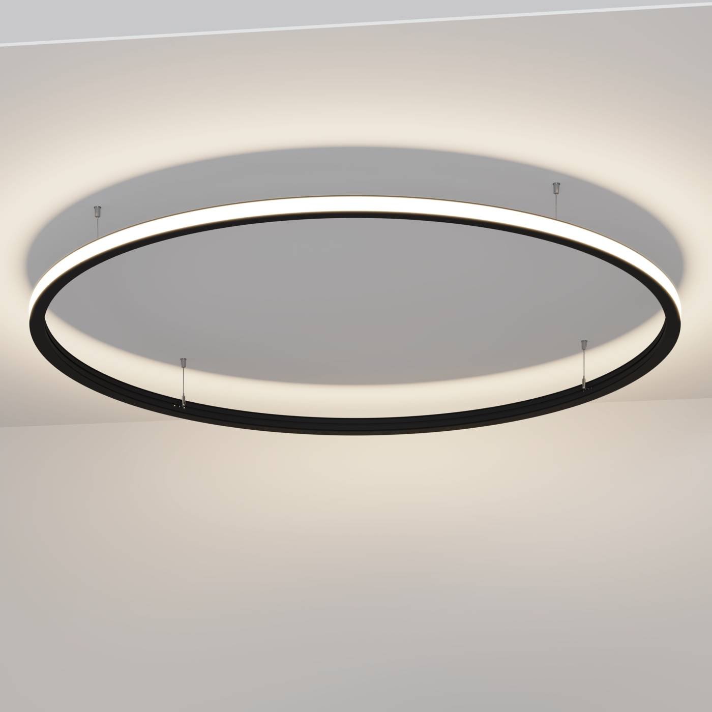 Радиусный профиль 35x35 Ø1500мм внешний 1/4 круга Maytoni Радиусный профиль ALM-3535R-B-EX-90°-1.5M