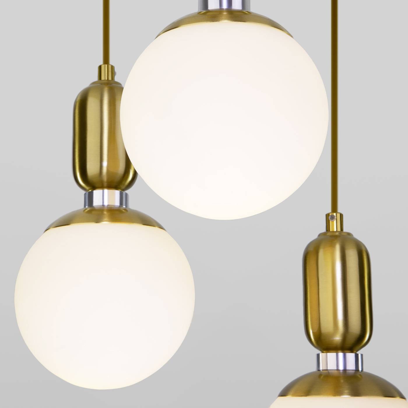 Светильник подвесной Eurosvet Bubble 50151/3 латунь