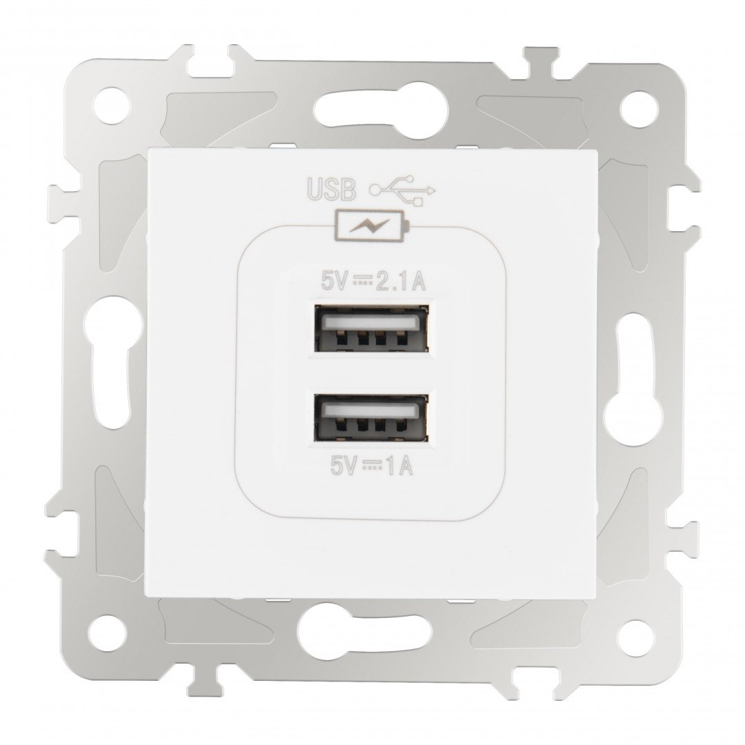 203.46-1.white Розетка Arte Milano Am-203 203.46-1.white