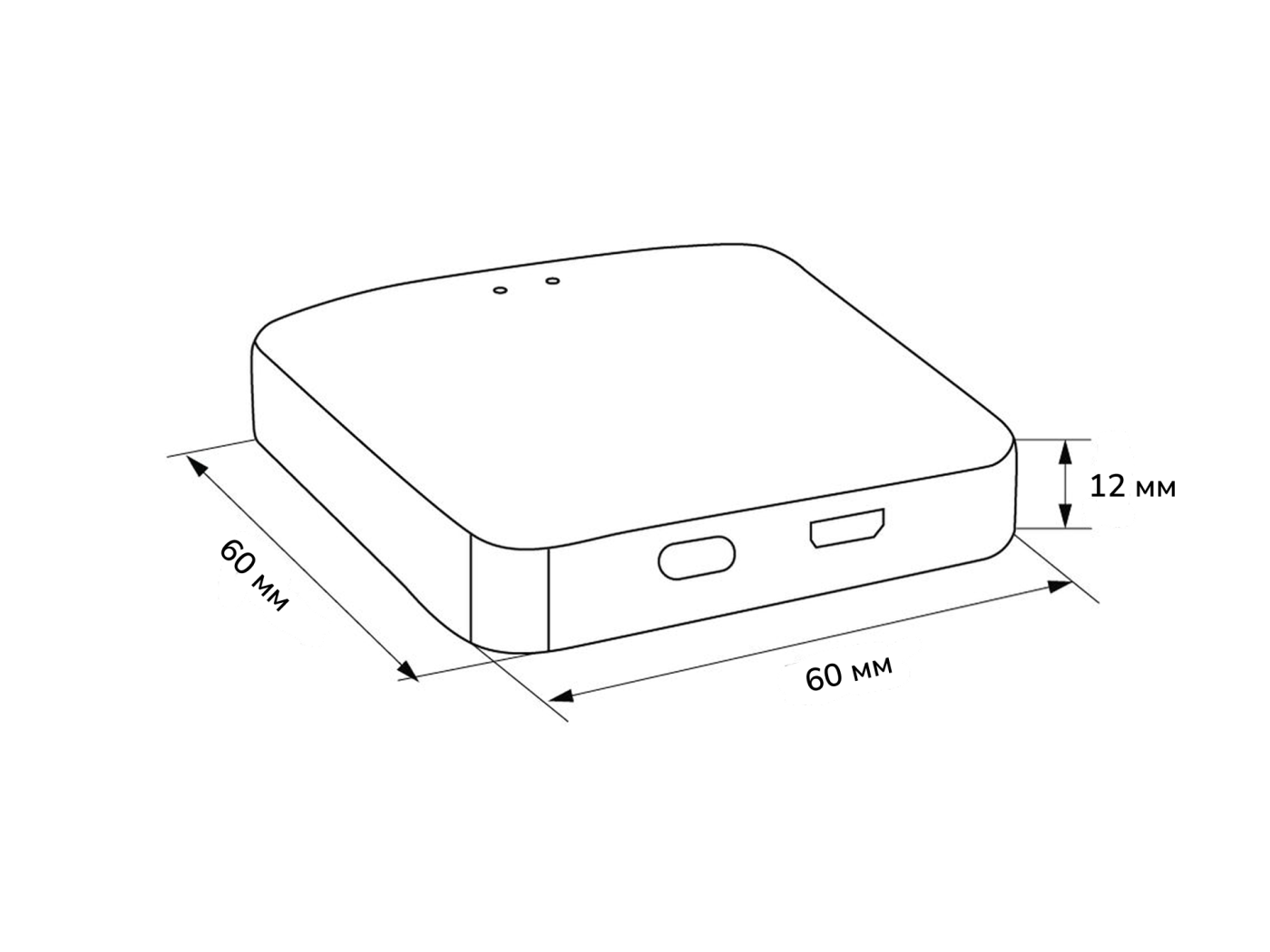 00-00027357 Шлюз Tuya Zigbee для системы SLIM, SWG PRO 00-00027357
