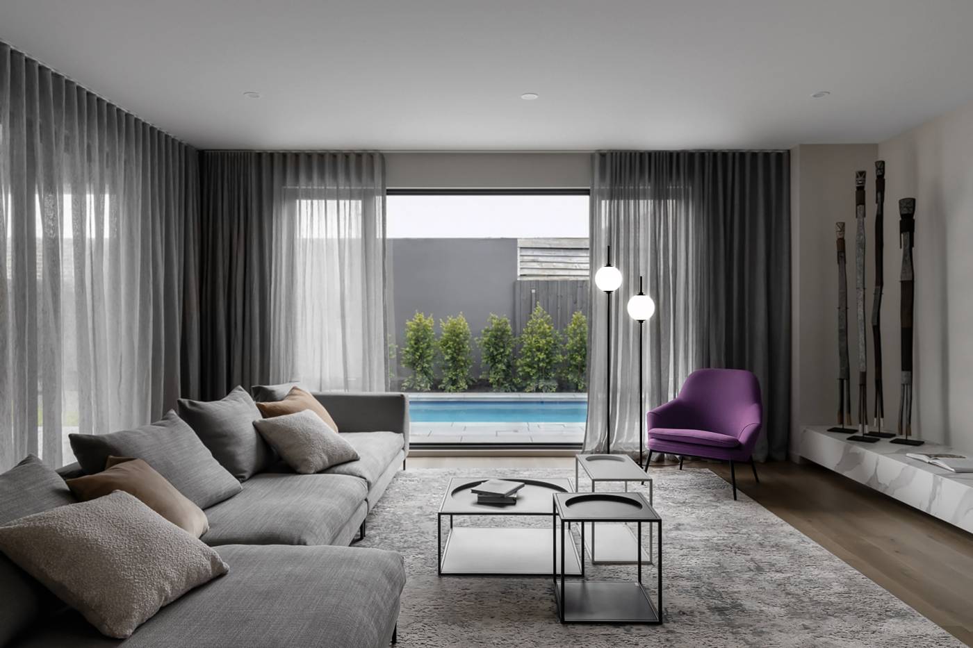 Торшер Maytoni The Sixth Sence Z020FL-L12BK