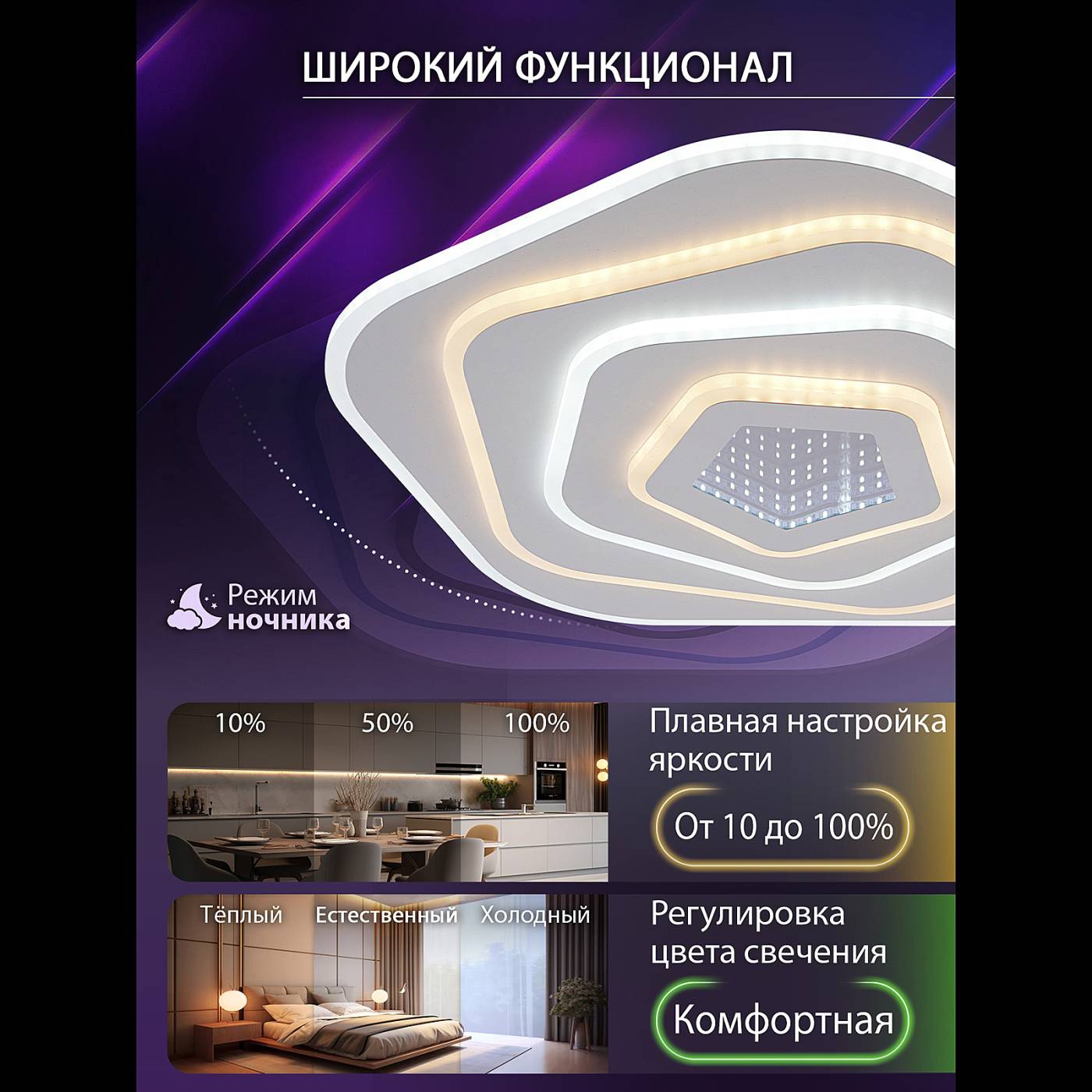 LED LAMPS 81111/4C Потолочная люстра Natali Kovaltseva Palace LED LAMPS 81111/4C