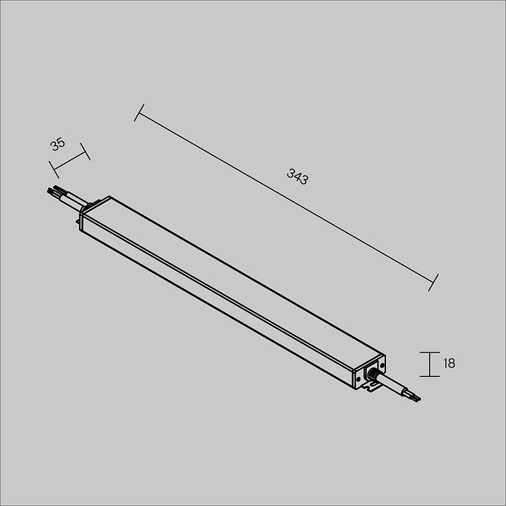 Источник напряжения 24В Dali DT6 150Вт IP 67 Maytoni Источники напряжения DALI 725003