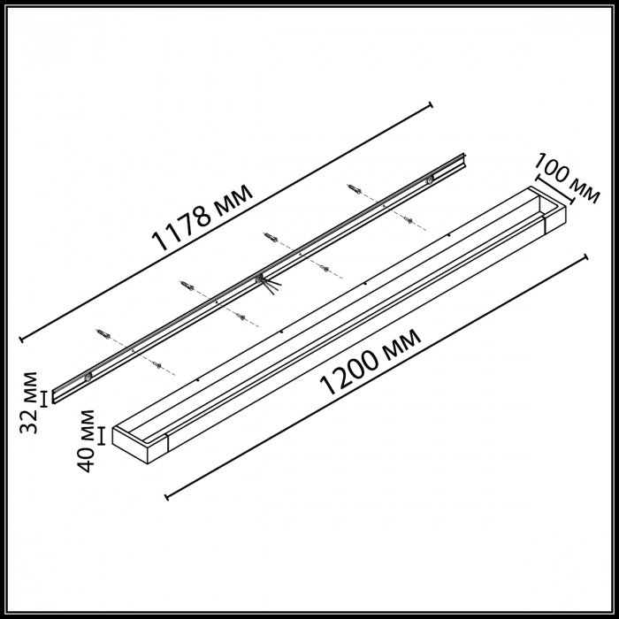Настенный светильник Odeon Light Arno 3888/36WL