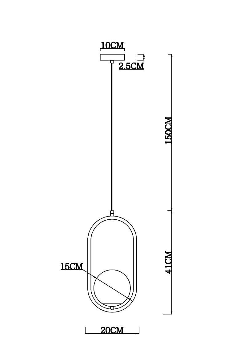 Светильник подвесной Arte Lamp Matisse A7745SP-1AB
