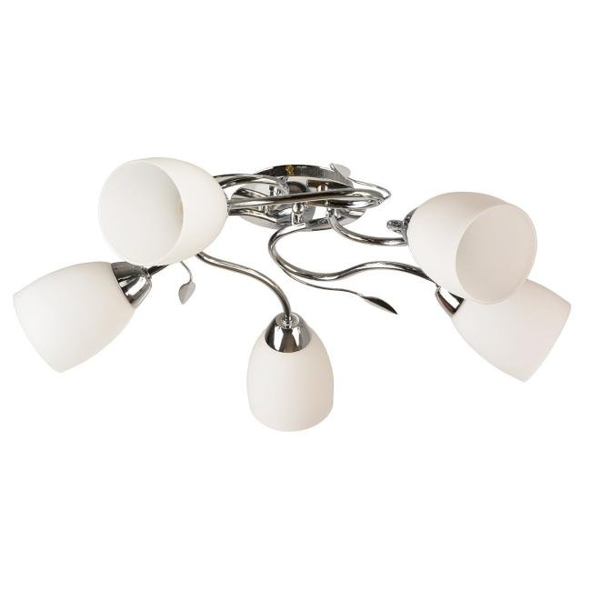 Потолочная люстра ЭкономСвет 11175 11175/5CR WT