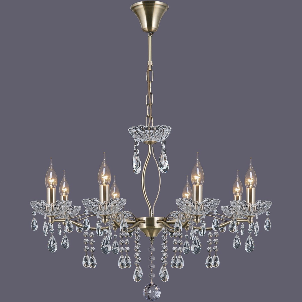 Подвесная люстра ILLUMICO IL0265-8PSQ-39 AB