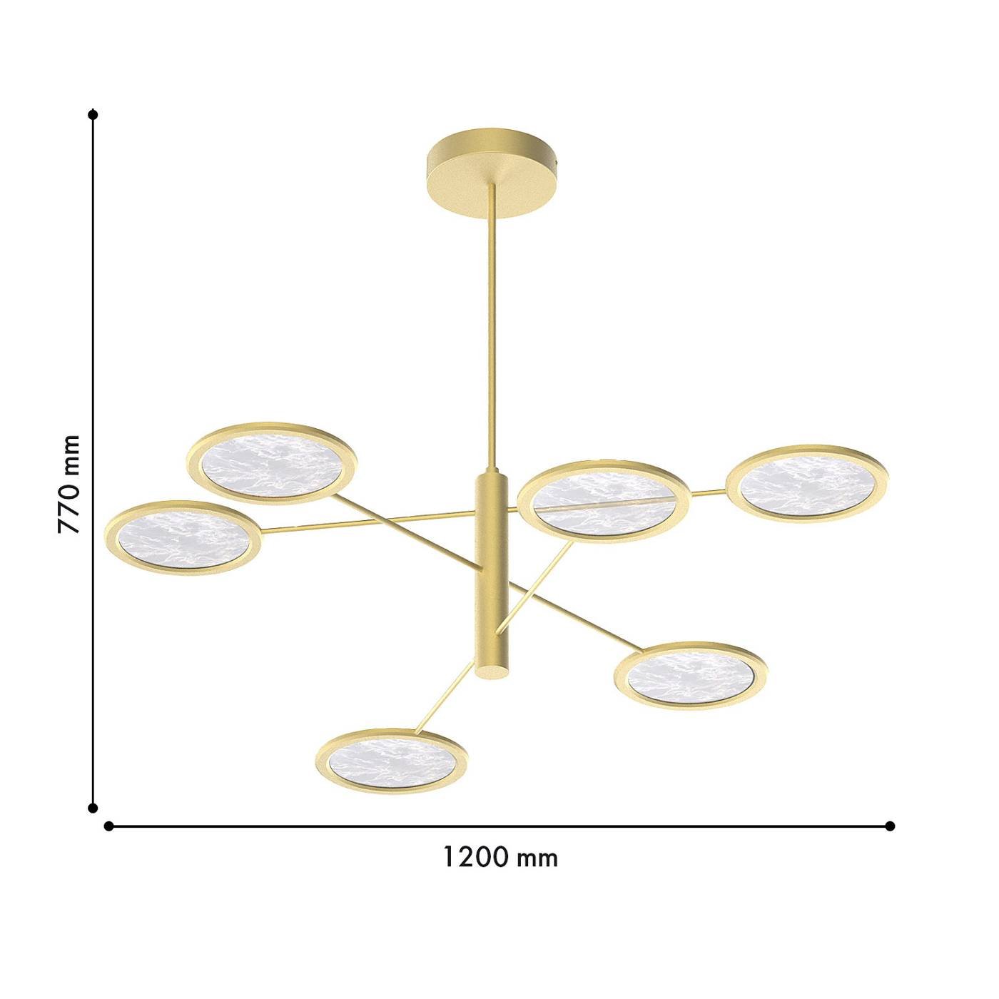 4374-6P Потолочная люстра Favourite Imma 4374-6P