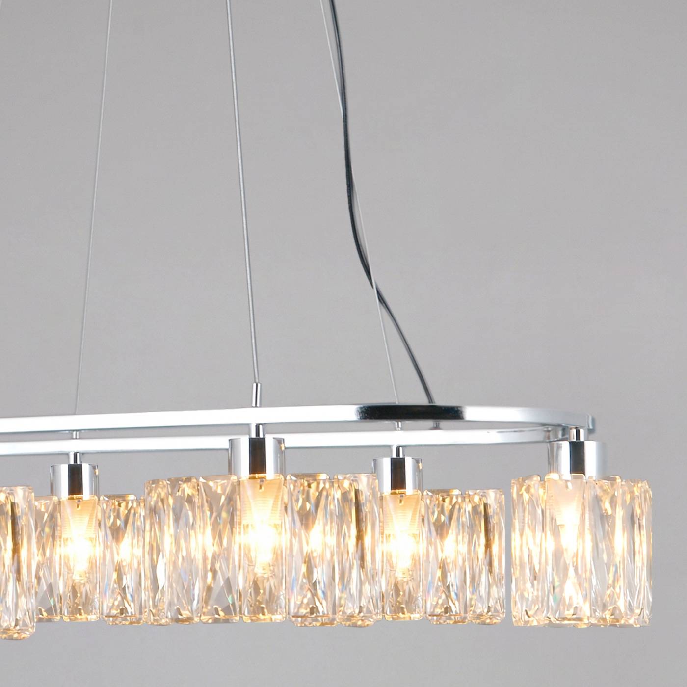 Подвесная люстра ILLUMICO IL0834-6PSQ-26 CR DS