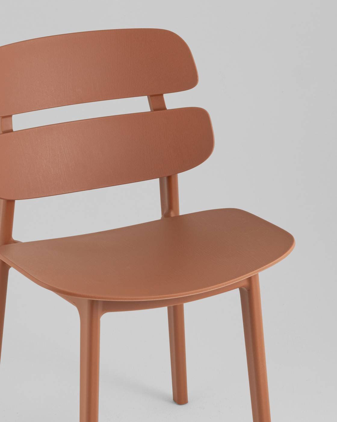 Стул пластиковый Stool Group D-031 brown 60535 NP