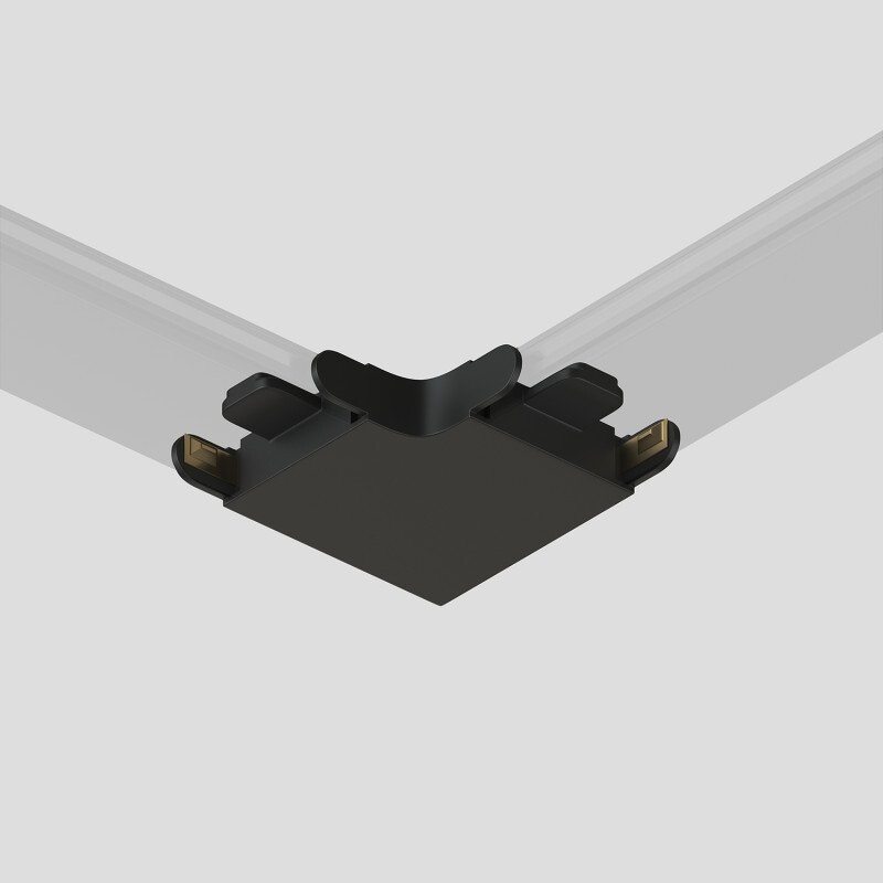 Угловой коннектор 90° потолок-потолок Denkirs Air base TR5231-BK