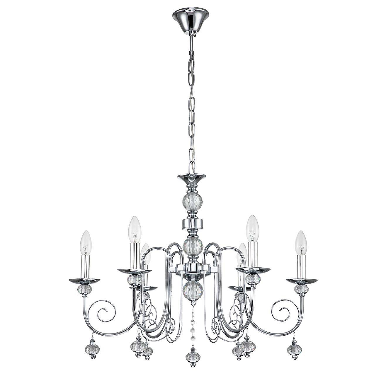 Подвесная люстра Escada Shine 678/6PL Chrome