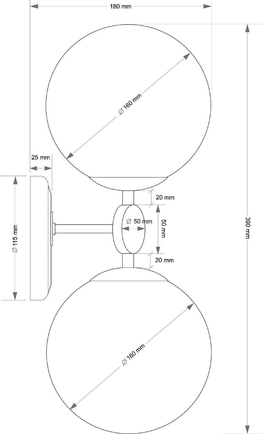 Настенное бра Kutek Dimaro DIM-K-2(P)