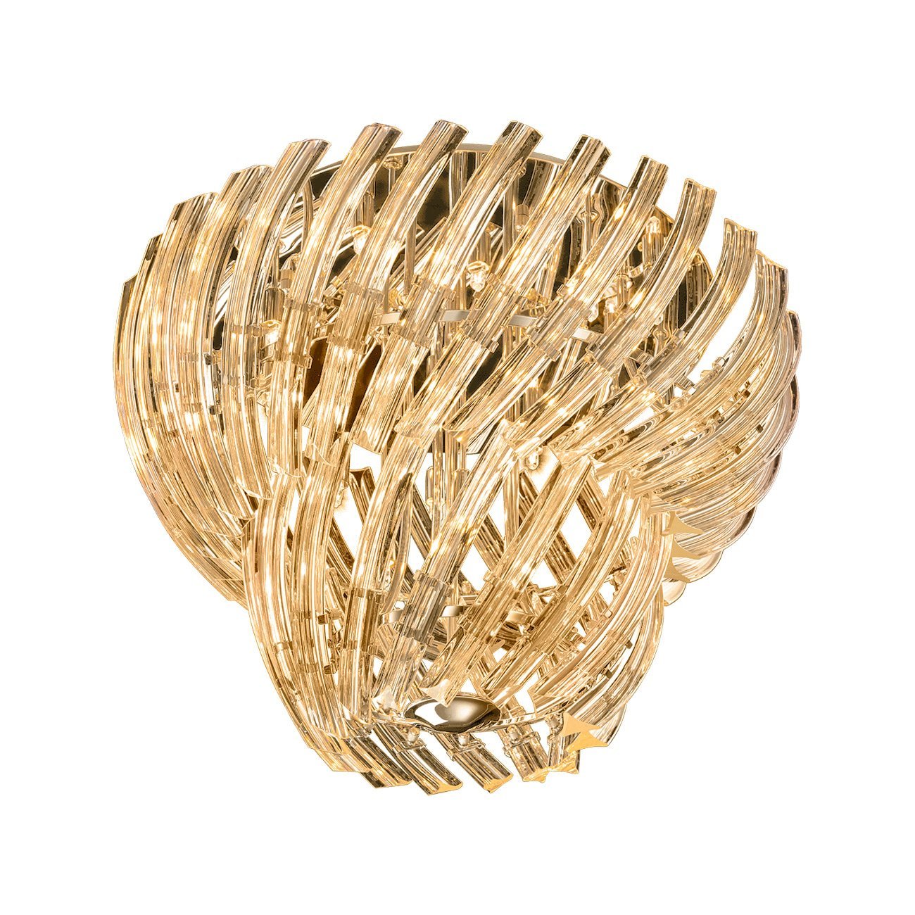 4424-600 ti-gold/amber Потолочная люстра Delight Collection Calligo 4424-600 ti-gold/amber