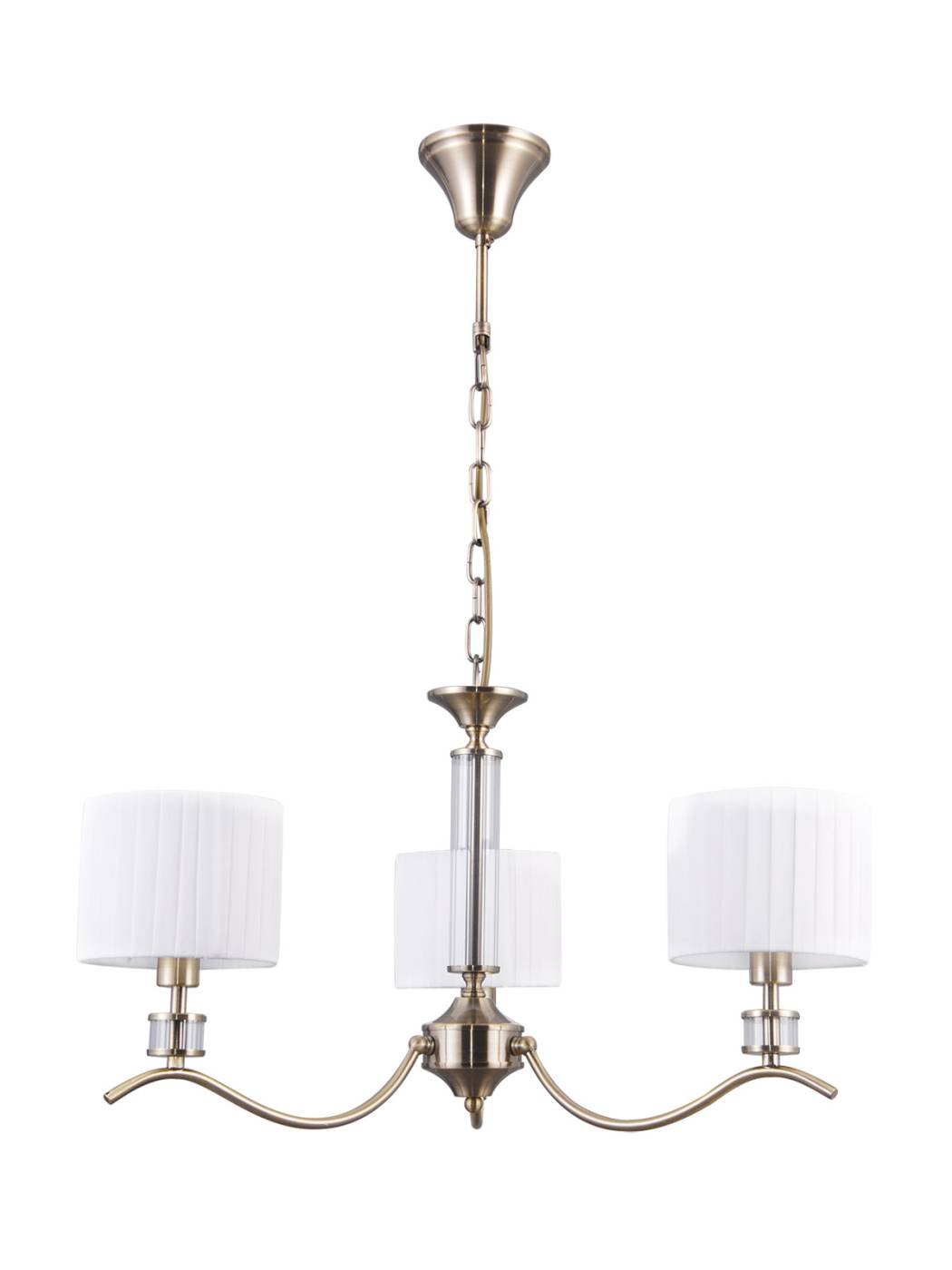 Подвесная люстра Elvan 39446 LU-39464/3-E14-BrWh