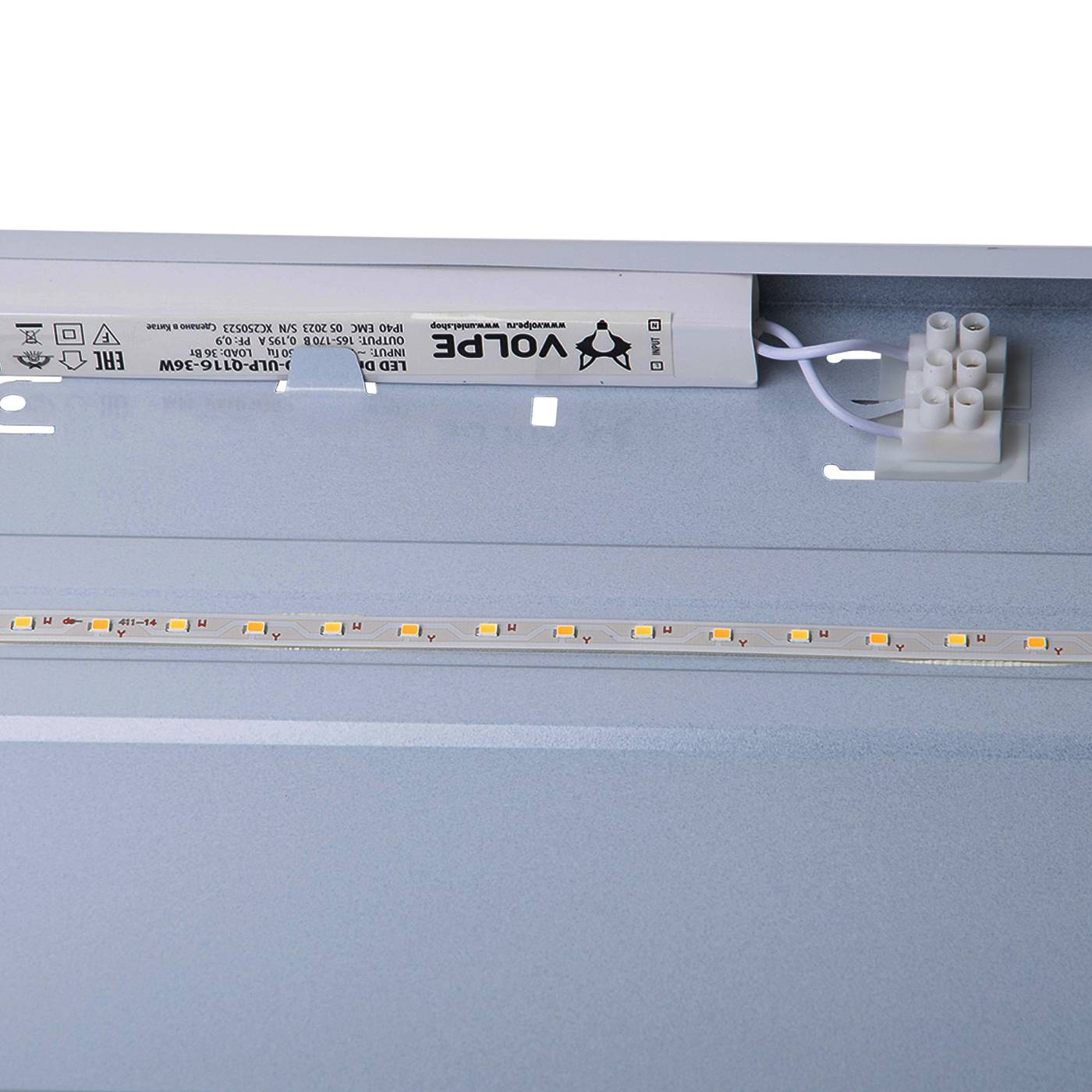 ULP-Q116 6060-36W/4000K+6500K WHITE Светильник армстронг Volpe ULP-Q116 6060-36W/4000K+6500K WHITE