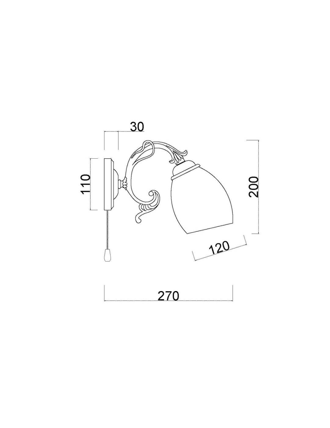 MR2700-1W Бра настенное Биене MyFar MR2700-1W