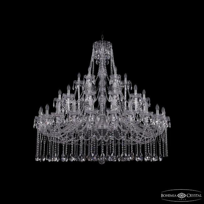 Подвесная хрустальная люстра 1413 Bohemia 1413/24+12+6/530 Ni