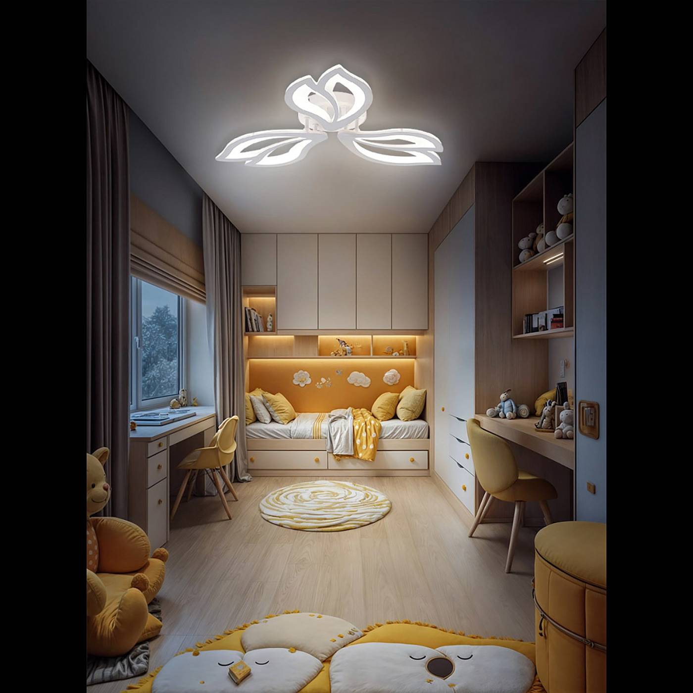 Потолочная люстра Natali Kovaltseva Fortuna LED LAMPS 81107/2C