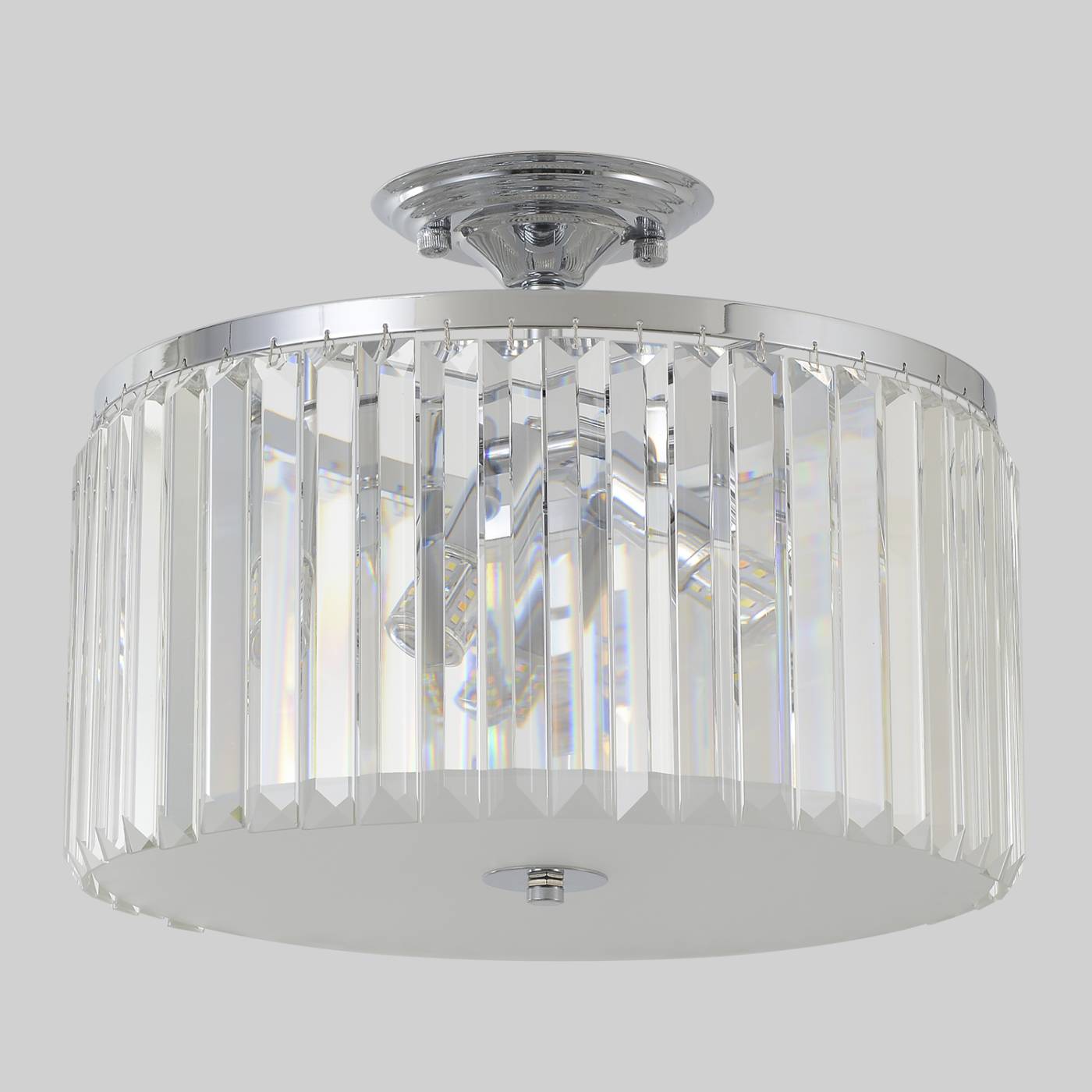 HILTON PL4 CHROME Светильник потолочный Crystal Lux Hilton HILTON PL4 CHROME