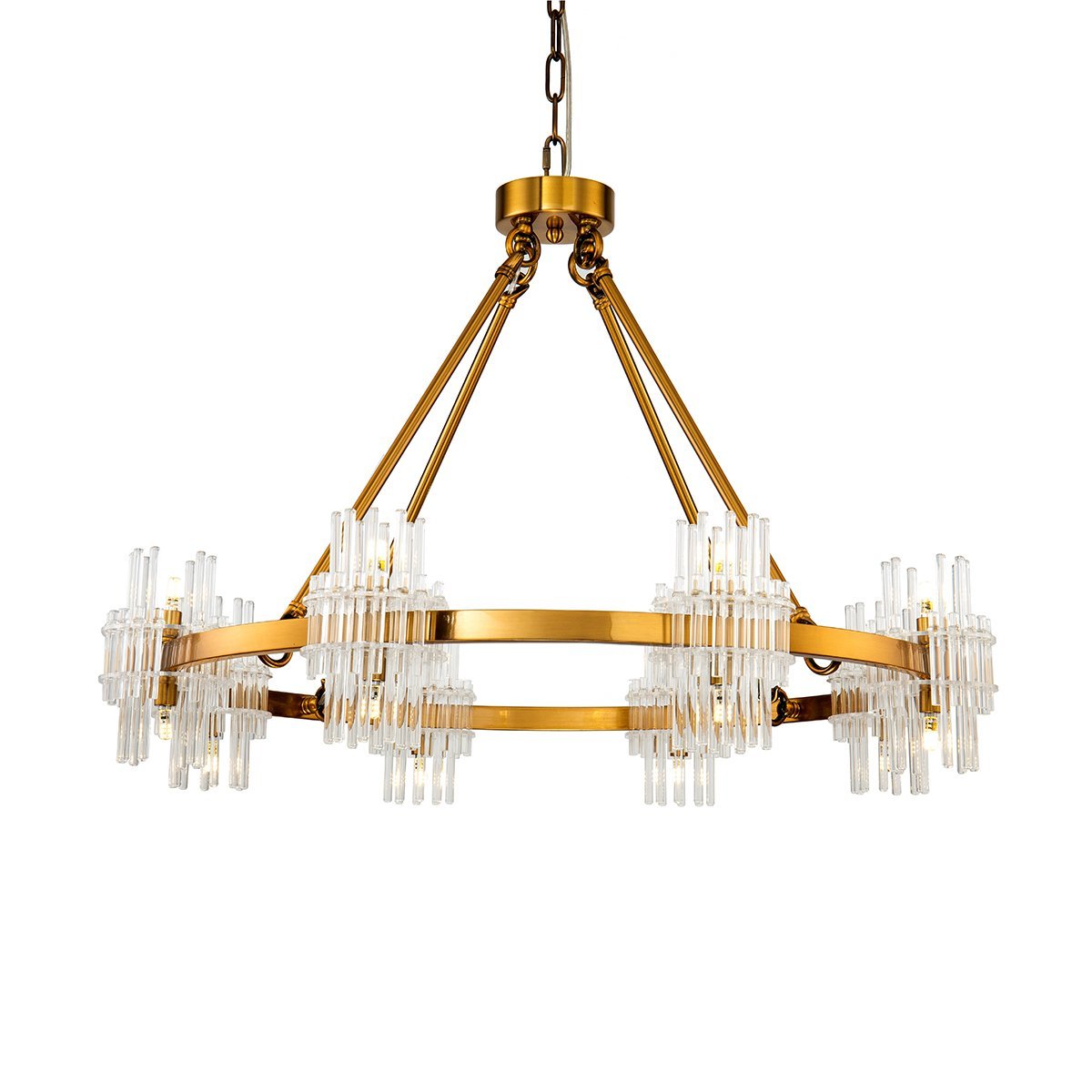 KR1209P-16 brass Подвесная люстра Delight Collection KR1209 KR1209P-16 brass