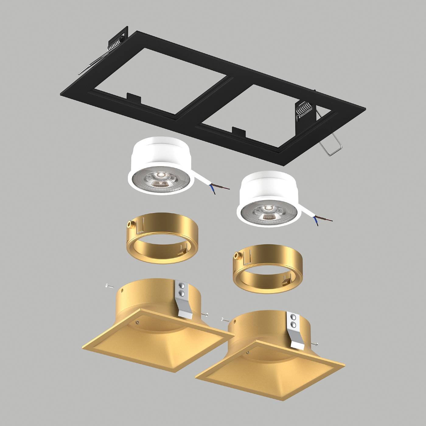 Комплект со светильником Lightstar Domino D5270303GMOD