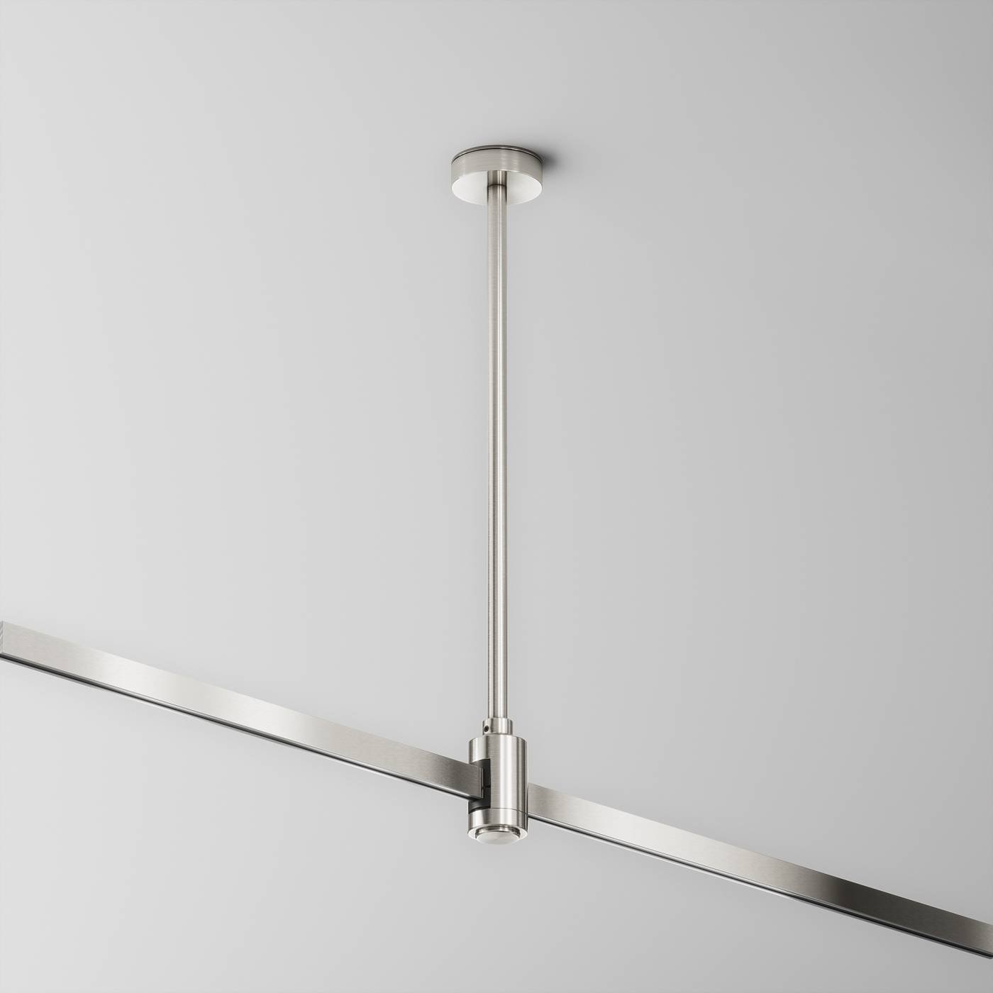 Крепление потолочное Medium одинарное 300мм Maytoni Accessories for tracks Flarity TRA158C-S1-PT