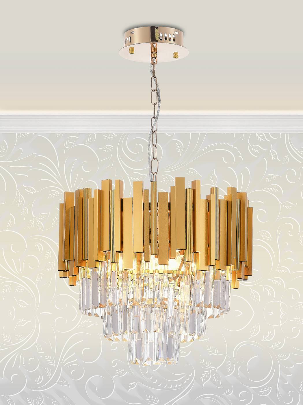 Подвесная люстра Natali Kovaltseva Bellezza BELLEZZA 81427/5C GOLD